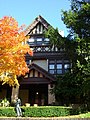 The Saitta House during the fall