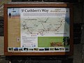 Saint Cuthbert's Way map (May 2018).