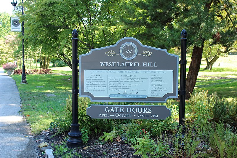 File:West Laurel Hill Cemetery Sign.jpg