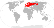 Aire de répartition du Campagnol roussâtre