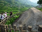 One of the engraved stones of Sapa in 2011