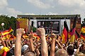 Feier der deutschen Mannschaft in Berlin