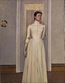 Fernand Khnopff, Portrait de Marguerite Khnopff, acquis en 1991, conservé aux Musées royaux des Beaux-Arts de Belgique, à Bruxelles.