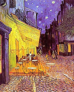 Terrasse du café le soir, 1888