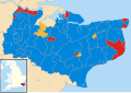 2005 results map