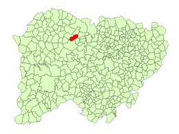 Villar de Peralonso – Mappa