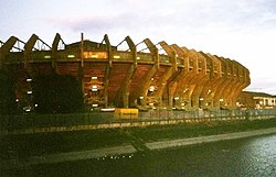 A Nemzeti Stadion nyugati oldala