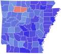 1916 Arkansas Gubernatorial Election by County