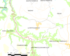 Poziția localității La Petite-Marche