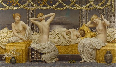 Albert Joseph Moore A Summer Night c. 1887