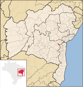 Kart over Itaquara