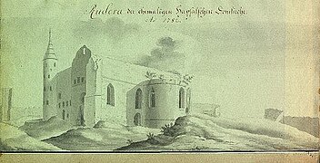 La cathédrale en 1782.