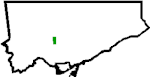 Location of Humewood-Cedarvale within Toronto