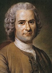 Jean-Jacques Rousseau, Pastell von Maurice Quentin de La Tour