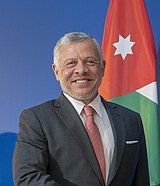 Abdullah II av Jordanien, 2020.