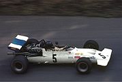 Quester sur la F2 BMW, en 1970 en vue d'une course à l'Eifel.