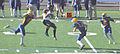 Winnipeg Rifles 13 - 43 Saskatoon Hilltops, Playoff game on October 19, 2014, at the Saskatoon Minor Football Field