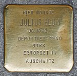 Stolperstein für Julius Blum (Kaiser-Joseph-Straße 145)