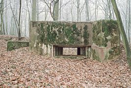 Un blockhaus STG dans le bois de Cattenom.