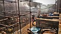 The temple kitchen of the Ananta Basudeba temple in Bhubaneswar, Odisha