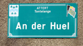 Plaque de rue en luxembourgeois à Tontelange