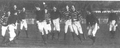 Action from 1907 Intervarsity final. Melbourne defeated Adelaide.