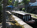 Narrowboat in Clayton Bottom Lock on the Ashton Canal Taken on 9 Aug. Uploaded by me on 29 Dec 2009.