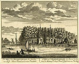 De buitenplaats in 1719