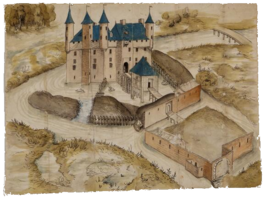 Huis Driesberg in 1555