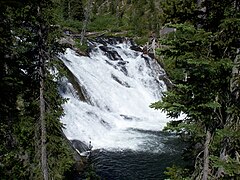 Lewis Falls in Yellowstone National Park