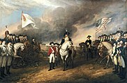 John Trumbull, La Reddition de Lord Cornwallis (1781, peint en 1817).