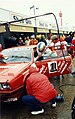 Nicola Tesini su Maserati Biturbo - WTCC Silverstone Tourist Trophy 1987.