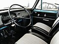 interieur van de Škoda 1000 MB de Luxe, model 1969