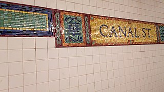 Canal Street unter Chinatown, BMT Broadway Line