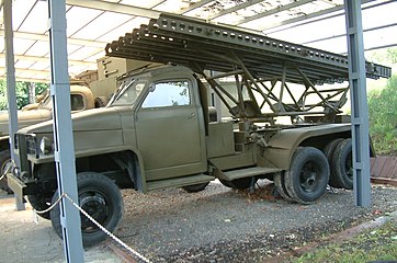 БМ-13Н (нормалізована) «катюша» на шасі Studebaker US6