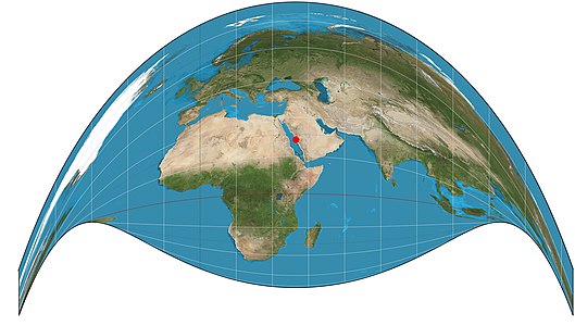 Craig retroazimuthal projection, by Strebe