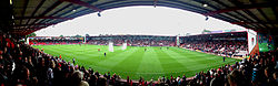 Panorama Dean Court dari Tribun Timur