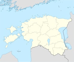 Estonya üzerinde Kuressaare