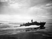 ニューギニア方面で哨戒任務に就く米海軍PTボート
