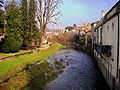 Il fiume Soligo nel centro di Pieve di Soligo