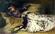 Georges Clairin (1843–1919): Sarah Bernhardt. Ej af Canvas