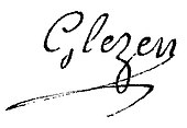 signature de Jacques-Marie Glezen