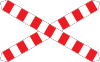 Single track Railroad Crossing