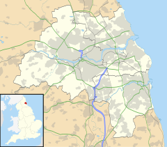 Byker is located in Tyne and Wear