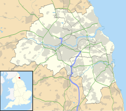 Location in Tyne and Wear