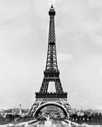 De Eiffeltoren op de wereldtentoonstelling van 1889, die vaak als begin van het fin de siècle gezien wordt