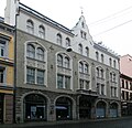 Øvre Slottsgate 11, Oslo. Bygget 1896. Arkitekter: Ivar Cock og Olaf Lilloe.