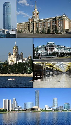 Beberapa tetenger Kota Ekaterinburg.