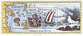 Stamp sheet FO 406-408: Viking voyages