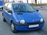 2004–2012 Twingo, front (non-standard wheels)